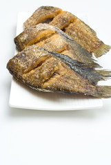 Fried Snakeskin gourami