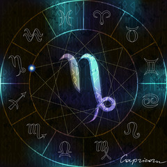 Capricorn astrological symbol