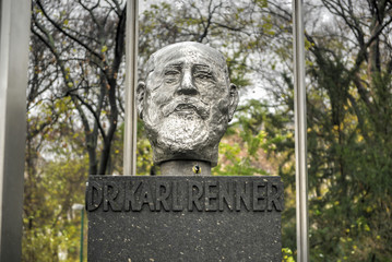 Monument to Dr. Karl Renner - Vienna, Austria