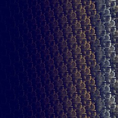 Fototapeta premium Dark orange fractal flower, digital artwork