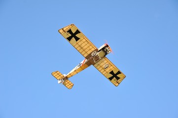 Fokker aircraft in flight