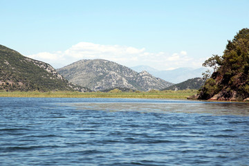 Skadar lake, Monenegro. Nature landscape