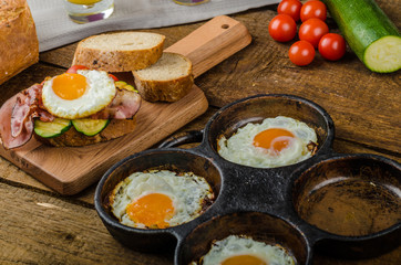 Rustic breakfast