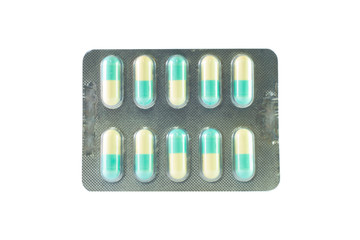 Medicine blister pack and capsule