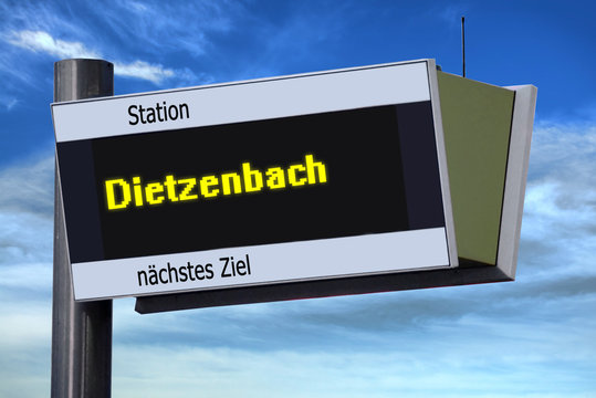 Anzeigetafel 6 - Dietzenbach