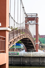 rope bridge,suspension bridge,cable bridge