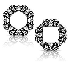 silhouette carved frame for picture or photo