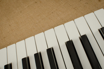 Part of keyboard