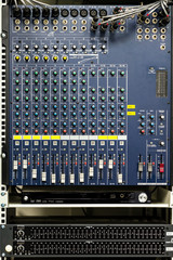 Button control sound mixer
