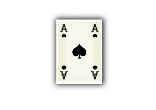 Spielkarte Pik