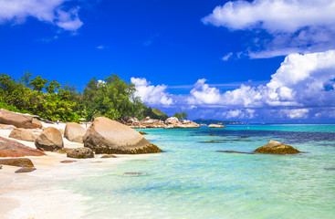turquoise beaches of Seychelles