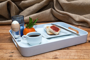 Healthy and light breakfast