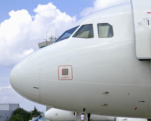 Closeup of Airplane