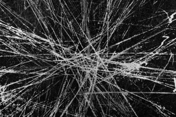 scratched metallic surface