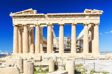 Parthenon on the Acropolis of Athens,Greece