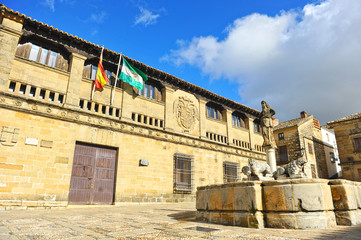 Fototapeta premium Populo Square, Baeza, Renaissance city, Jaen, Spain