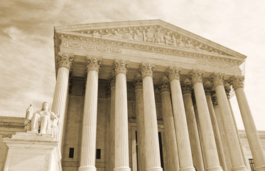 Supreme Court building in Washington, DC