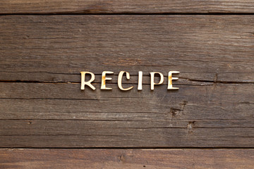 Recipes word