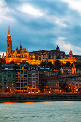 Old Budapest with St. Matthias church