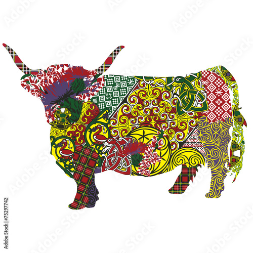 Free Free 168 Silhouette Highland Cow Svg Free SVG PNG EPS DXF File