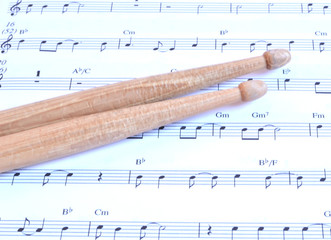 Baguettes sur notes