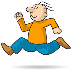 person running