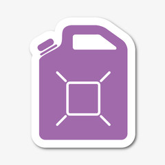 Logo jerrican. Bidon.