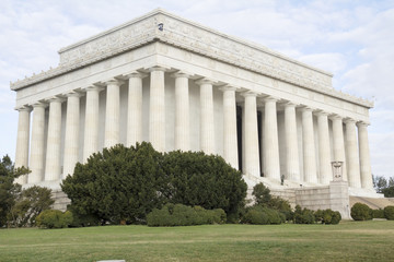 Fototapeta na wymiar Abraham Lincoln Memorial in Washington DC USA