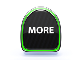 More pick icon on white background