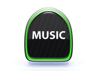 music pick icon on white background