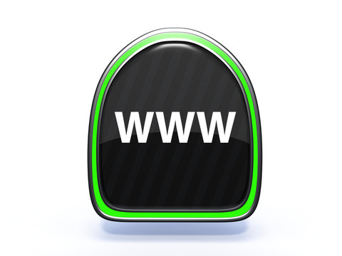 www pick icon on white background