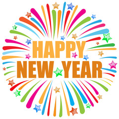 happy new year white 2