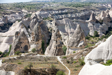 Love valley in Goreme national park. Cappadocia, Turkey