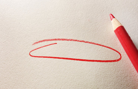 red circle