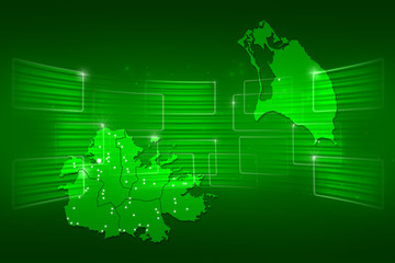 antigua and barbuda Map World map News Communication green