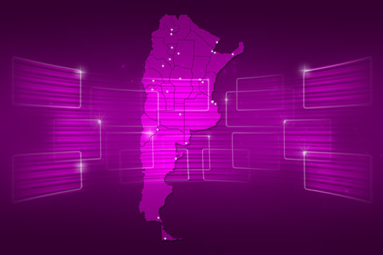 argentina Map World map News Communication pink