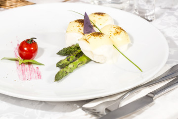 meatballs with asparagus