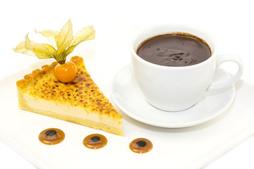 sauces on a white background in the restaurant