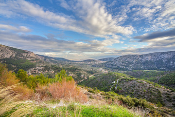 Fototapeta na wymiar Panorama in Griechenland