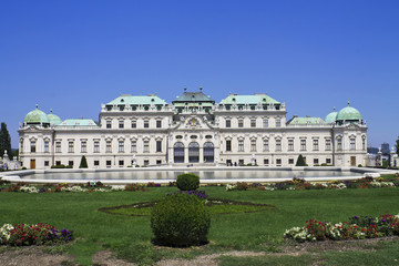 Obraz premium Belvedere, Vienna, Austria