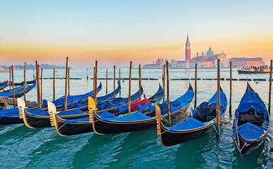 gondolas in Venice © hibiscus81