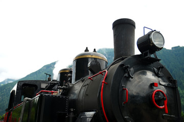 Zillertalbahn in den Alpen - Österreich