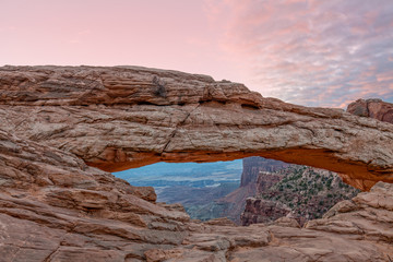 Fototapeta na wymiar Mesa Arch at Sunrise