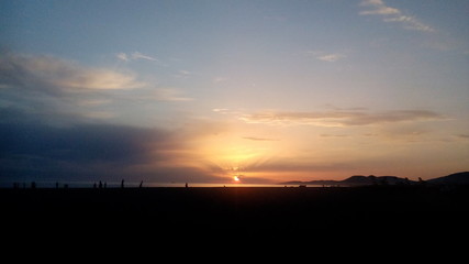 Naklejka premium Perfect sunset