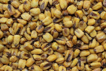 Salted sauce corn snacks