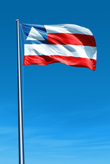 Bahia (Brazil) flag waving on the wind