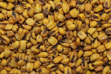 Salted sauce corn snacks