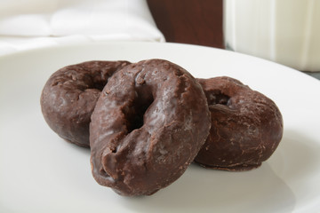 Chocolate donuts