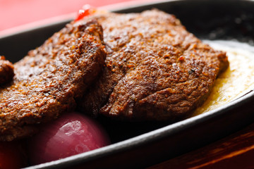 meat with vegetables