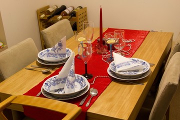 Christmas Dinner Table